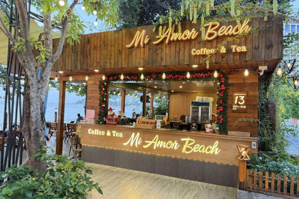 Mặt tiền quán Mi Amor Beach Coffee & Tea Vũng Tàu