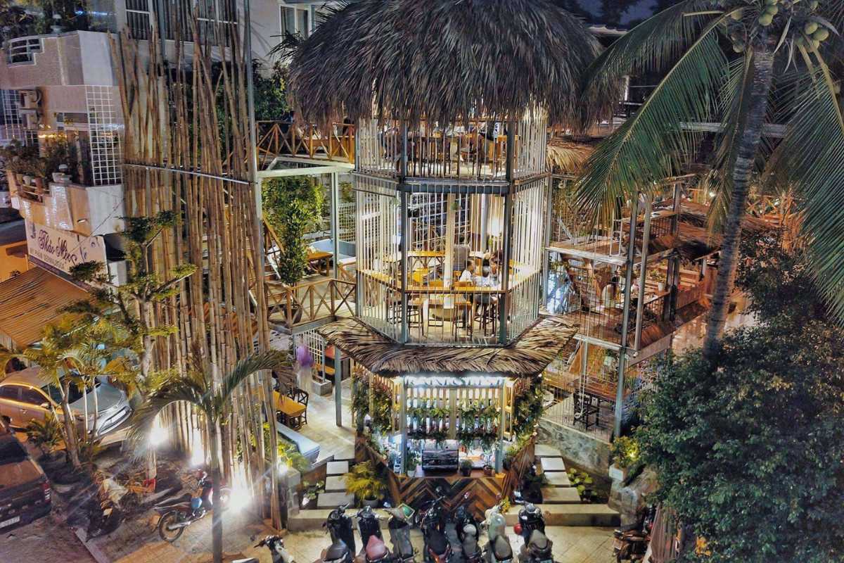 Không gian quán cafe rừng rậm đa tầng độc đáo bậc nhất trung tâm Nha Trang
