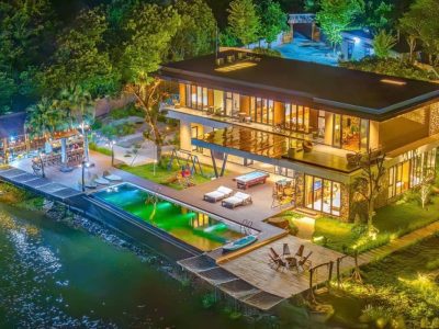 Balu Villa, Hòa Bình (Phú Thọ) tuyệt đẹp khi lên đèn